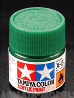 81505T X-5 Green (Зеленая) краска акрил. 10мл.