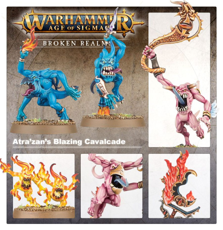 83-99GW Набор Разрушенные Миры. Пылающая Кавалькада Атра'зана (Broken Realms: Atra'zan's Blazing Cavalcade)
