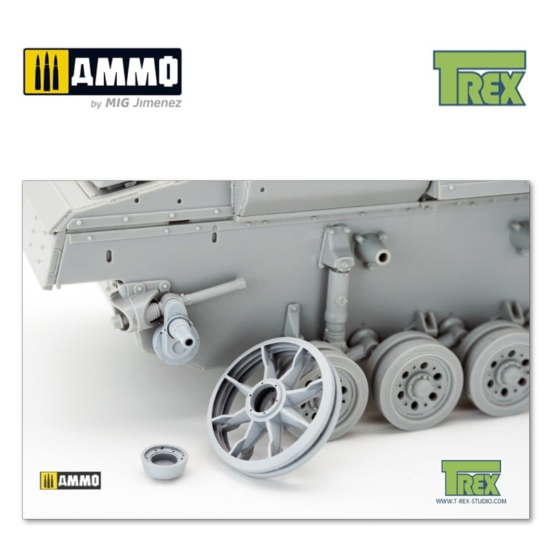 TR35035 Натяжное колесо PzKpfw III Disassembled Idler