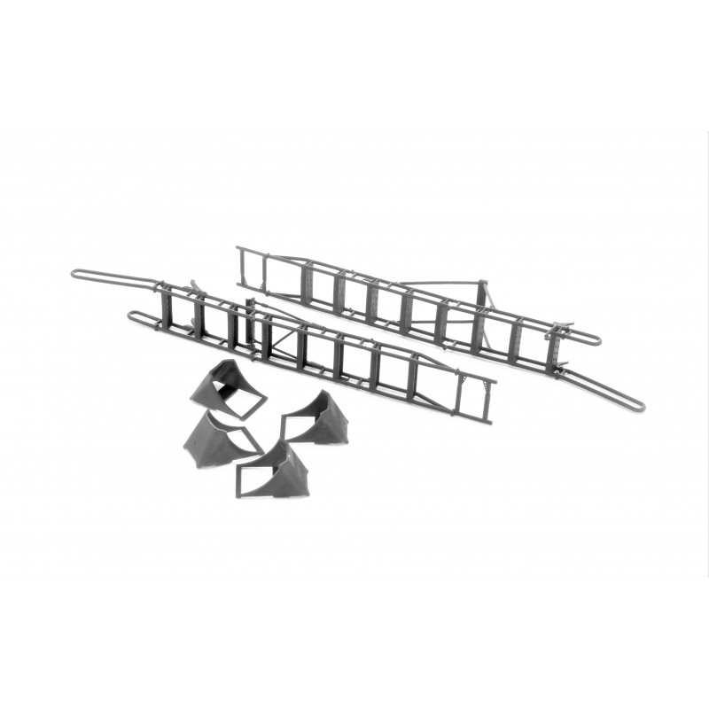 LP48049 Стремянка, стремянка для обслуживания и колодки для самолетов Су-35 1/48