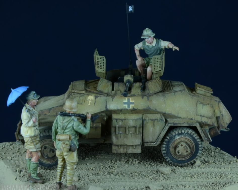 72002DM Afrikakorps set 1 D-Day Miniature Studio