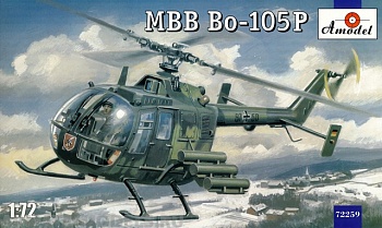 АМ72259 Вертолет Bo-105Р военный