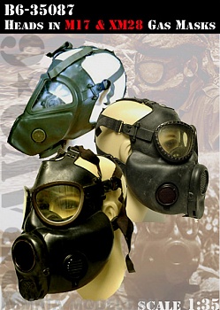 B6-35087 Heads in Gasmasks