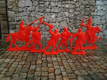 WAB005Red Набор фигур Барон Хладомир и его люди (красный)