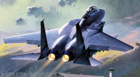 12213Самолет  F-15K Academy