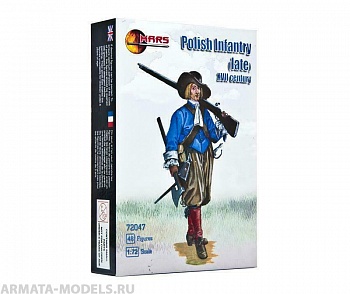 72047MR Фигуры Polish Infantry (Late) XVII century 1/72 Mars
