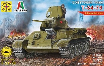 307224 Советский танк Т-34-76 (1:72)