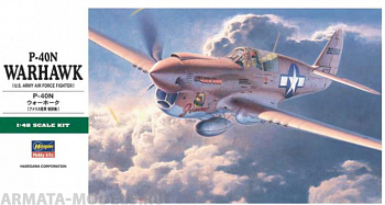 19188 Самолет P-40N War Hawk  (HASEGAWA) 1/48