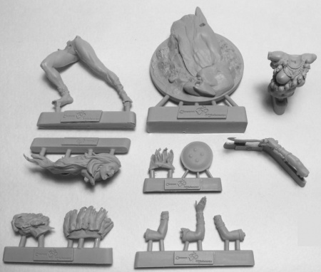 CHM-75019. Индийская богиня Кали. 75 мм. Материал - смола. Chronos Miniatures