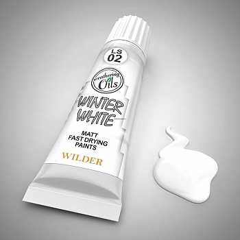 LS-02 Краски специальные быстросохнущие, на основе льняного масла. 20 мл цвет белый зимний