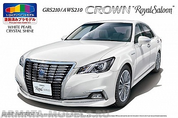 05082 Toyota Crown Hybrid Royalsaloon GRS210 (White Pearl Crystal Shine)