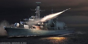 04547 Корабль  HMS TYPE 23 Frigate-Monmouth(F235)