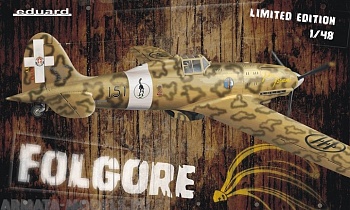 1132 Самолет Macchi C.202 Folgore от Hasegawa (Смола, травление, декали Cartograf)