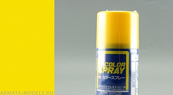 S004 Краска в баллончиках т.м. MR.HOBBY 100мл  YELLOW