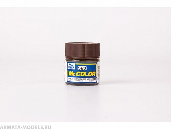 C520  краска художественная т.м. MR.HOBBY 10мл Lederbraun