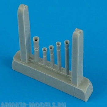 QB72104  P-38M Lightning Gun Barrels. For kit Dragon 1/72