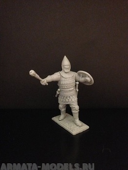 406ТБ Пеший русский дружинник с шестопером