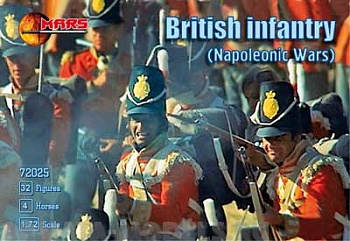 72025MR Фигуры British Infantry (Napoleonic Wars) 1/72 Mars
