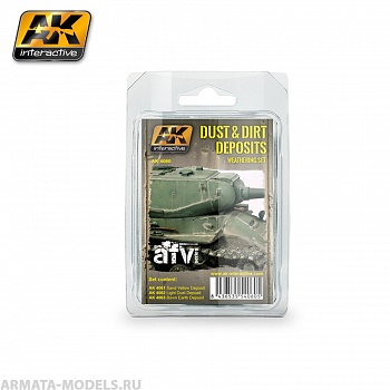 AK4060 Набор для везеринга DUST AND DIRT DEPOSITS WEATHERING SET