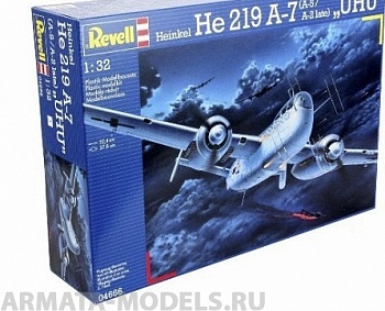 04666 Самолет Истребитель Хейнкель He-219 «Филин», немецкий