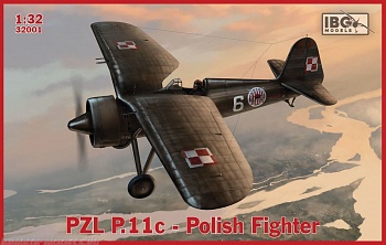 IBG32001 Самолет PZL P.11C Polish Fighter
