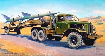 00204 Автомобиль Т3М с зенитной ракетой