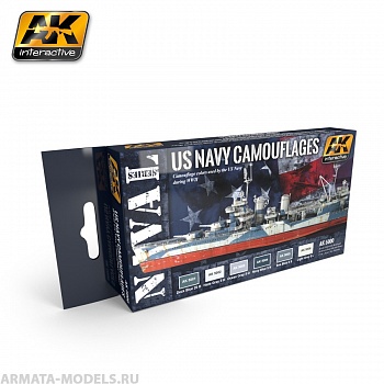 AK5000 Набор акриловых красок US NAVY CAMOUFLAGES