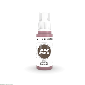 AK11224 Краска акриловая Purple INK 17ml