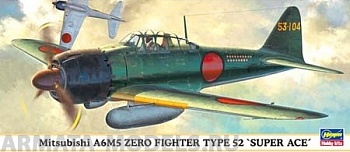 00919  Самолет Mitsubishi A6M5 Zero Fighter Type 52