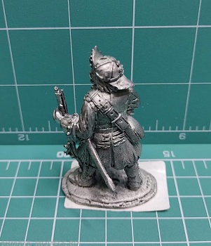 4202ТБ ВИМ, пехота русской армии Петра 1, пеший гренадер заряжающий ружье, 54 мм