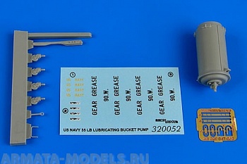 320052AERO  35Lb. Lubricating Bucket Pump US Navy 1/32