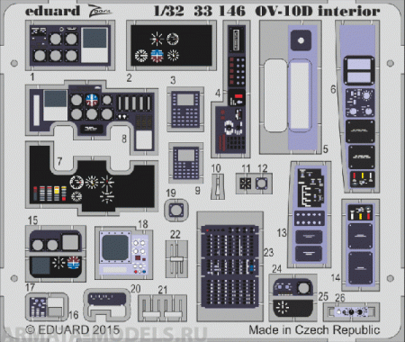 33146ED  OV-10D Interior 1/32