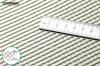 041rmb072 Объёмная текстура черепицы «Ромб». М 1:72. (Лист А3- 28см.х38см.)