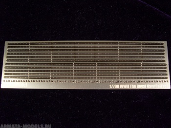 AW60017 Деревянная палуба для HMS Ships Utility Rail 1/700