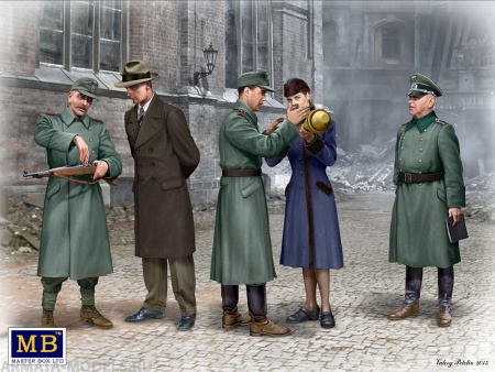 Набор фигурок 35172 Фигуры Фольксштурм, Германия, 1944-1945 Master Box (MB)