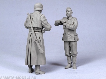 Т-35024 Немецкий фельджандарм с водителем (1941-1945 гг) (2)