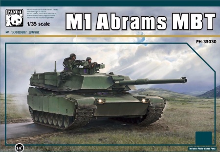 PH35030 1/35 M1 ABRAMS MBT Panda Hobby